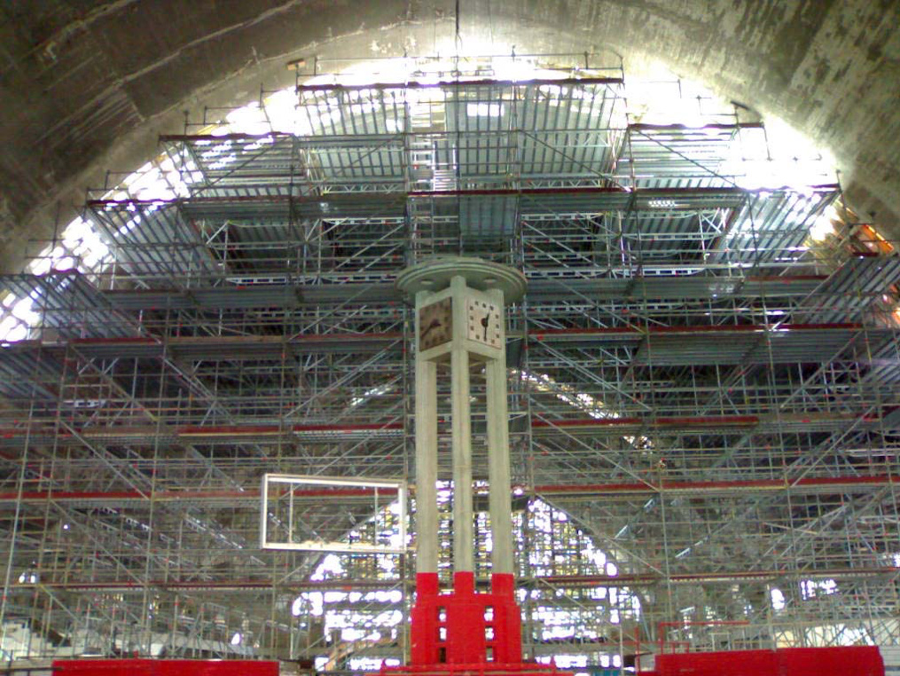 Echafaudage Halles du Boulingrin - Reims