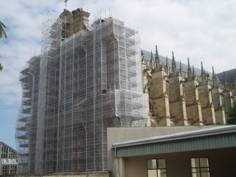 Echaufaudage multidirectionnel Cathédrale St-Etienne