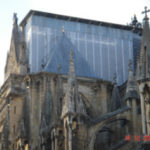 Echafaudage parapluie Cathédrale de Reims